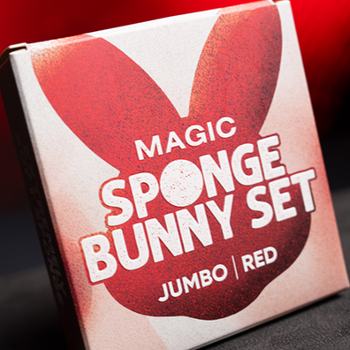 Magic Sponge Bunny Rabbit Set JUMBO RED by Murphy's Magic